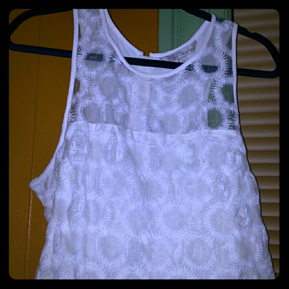 banana republic sheer blouse